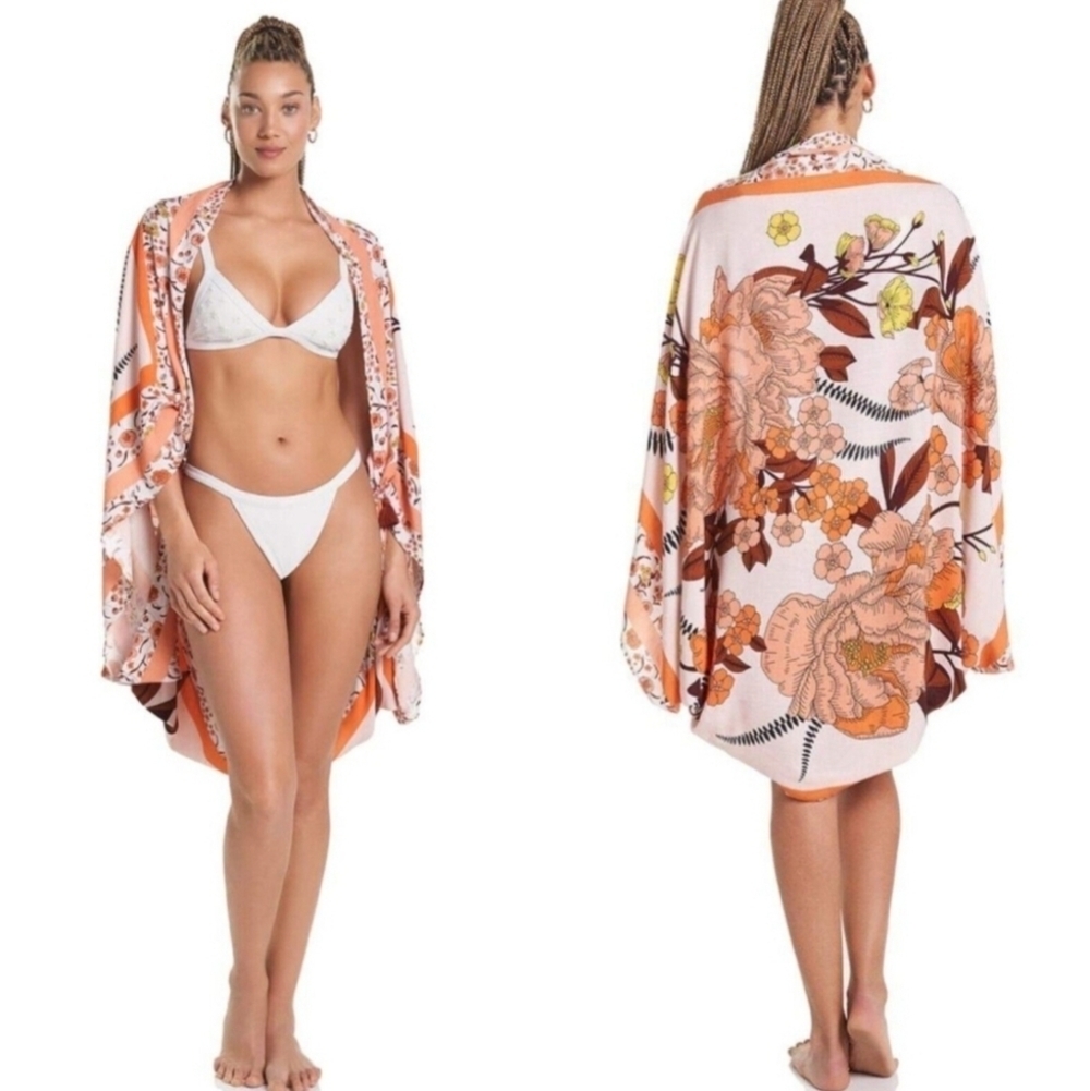 Maaji Tangelo Bloom Cosmos Sarong Swim Cover Up